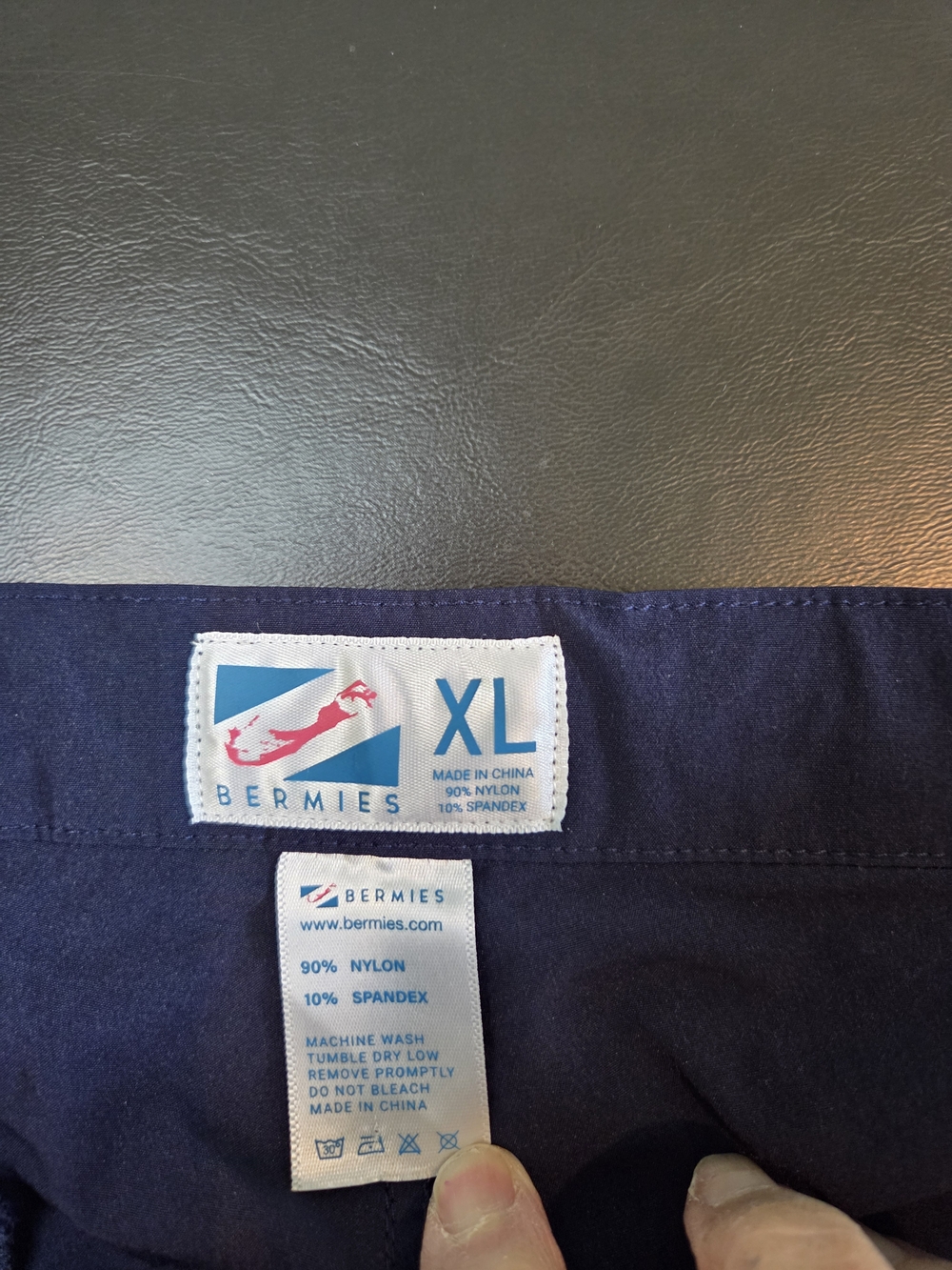 Crown & Ivy Caroline Chino Shorts Navy Size 16 Nwt 7" Inseam — image 3 of 8